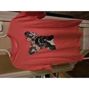 Academy sports - women's t-shirt XL - dog with headband - EUC